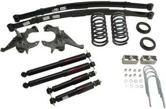 belltech lowering kit with nd2 shocks 94-04 s10 / s15 ext cab pickup only (4cyl.) & 82-93 s10 / s15 pickup ext cab pickup only (4 & 6cyl.) 619nd - image