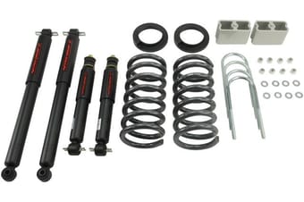belltech lowering kit with nd2 shocks 94-04 chevrolet s10/s15 pickup 6 cyl. (ext cab) 621nd - image
