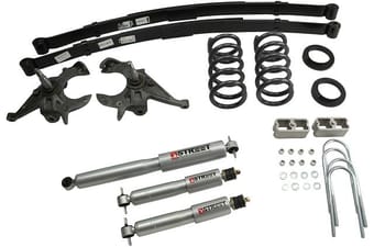 belltech lowering kit with sp shocks 94-04 chevrolet s10/s15 pickup 6 cyl. (ext cab) 622sp - image