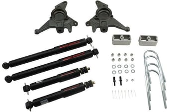 belltech lowering kit with nd2 shocks 98-04 chevrolet blazer/jimmy 6 cyl. (incl extreme) 624nd - image