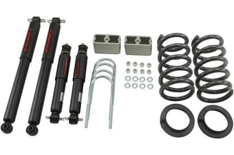 belltech lowering kit with nd2 shocks 98-04 chevrolet blazer/jimmy 6 cyl. (except extreme) 627nd - image