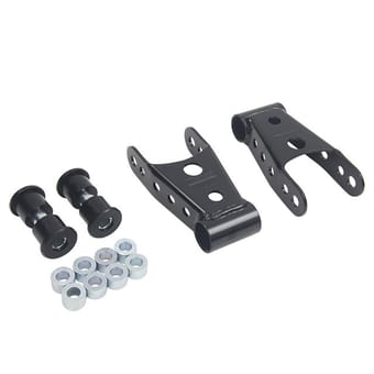 belltech shackle kit 14-20 ford f150 (all cabs) 4wd 1in / 2in rear drop 6426 - image