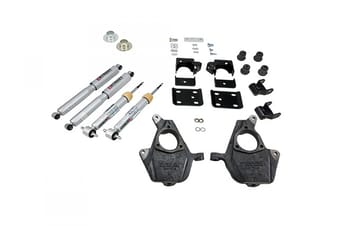 belltech lowering kit with sp shocks 07-13 gm silverado/sierra (std cab) 2wd 644sp - image