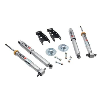 belltech lowering kit with sp shocks 07-13 gm silverado/sierra (all cabs) 2wd/4wd 645sp - image