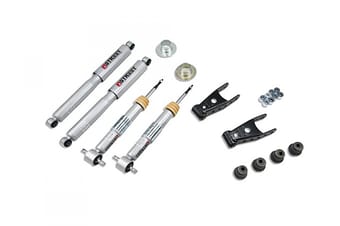 belltech lowering kit with sp shocks 07-13 gm silverado/sierra (ext/crew cab) 2wd 649sp - image