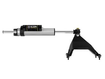 icon 2005-2024 ford f-450/f-550 super duty, 2.5 piggyback centerline steering stabilizer kit 65054 - image