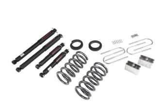 belltech lowering kit with nd2 shocks 94-04 chevrolet s10/s15 pickup 6 cyl. (std cab) & 95-97 chevrolet blazer/jimmy 6 cyl. & 96-03 isuzu hombre (6cyl.) 650nd - image