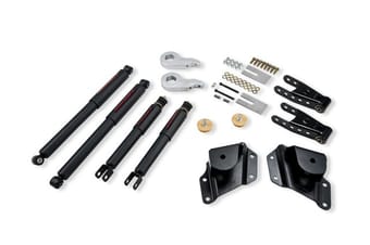 belltech lowering kit with nd2 shocks 05-06 silverado/sierra 1500 2wd & 2007 classic silverado/sierra 1500 2wd 654nd - image