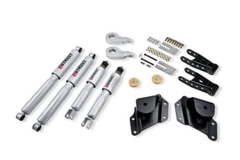 belltech lowering kit with sp shocks 05-06 silverado/sierra 1500 2wd & 2007 classic silverado/sierra 1500 2wd 654sp - image