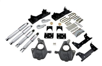 belltech lowering kit with sp shocks 05-06 silverado/sierra 1500 2wd & 2007 classic silverado/sierra 1500 2wd 657sp - image