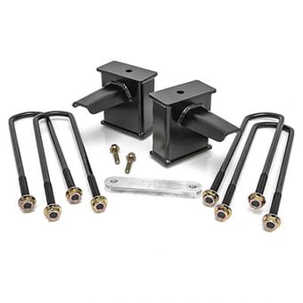 readylift 6" tall flat block 2017-2020 ford f-250/ f-350 super duty (2 piece drive shaft) 66-2761 - image