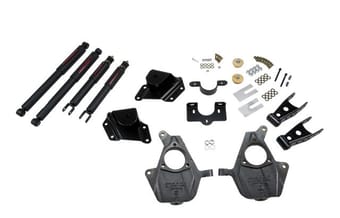 belltech lowering kit with nd2 shocks 99-06 silverado/sierra 1500 2wd (ext cab) & 2007 classic silverado/sierra 1500 2wd (ext cab) 660nd - image