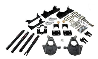 belltech lowering kit with nd2 shocks 05-06 silverado/sierra 1500 2wd & 2007 classic silverado/sierra 1500 2wd 662nd - image