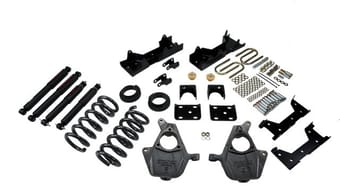 belltech lowering kit with nd2 shocks 99-00 silverado / sierra 1500 2wd 665nd - image