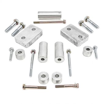 readylift trd pro plus-2 skid plate adapter kit 2007-2021 toyota tundra 67-5443 - image