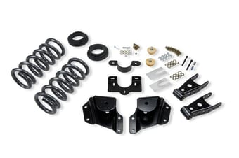 belltech lowering kit w/o shocks 99-06 silverado/sierra 1500 2wd (ext cab) & 2007 classic silverado/sierra 1500 2wd (ext cab) 670 - image
