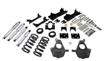 belltech lowering kit with sp shocks 01-06 silverado/sierra 1500 2wd (ext cab) & 2007 classic silverado/sierra 1500 2wd (ext cab) 671sp - image