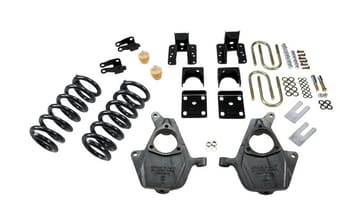 belltech lowering kit w/o shocks 04-06 silverado/sierra 1500 2wd (crew cab 4dr) & 2007 silverado/sierra 1500 2wd (crew cab 4dr) 674 - image
