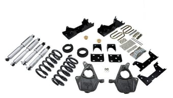 belltech lowering kit with sp shocks 04-06 silverado/sierra 1500 2wd (crew cab 4dr) & 2007 silverado/sierra 1500 2wd (crew cab 4dr) 675sp - image