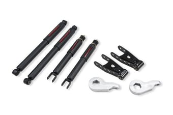 belltech lowering kit with nd2 shocks 03-07 chevrolet silverado ss (2wd/4wd) & sierra denali & 2001 sierra c3 677nd - image