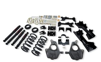 belltech lowering kit with nd2 shocks 99-00 silverado/sierra 1500 2wd (ext cab) 680nd - image