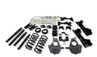 belltech lowering kit with nd2 shocks 99-00 silverado/sierra 1500 2wd (ext cab) 681nd - image