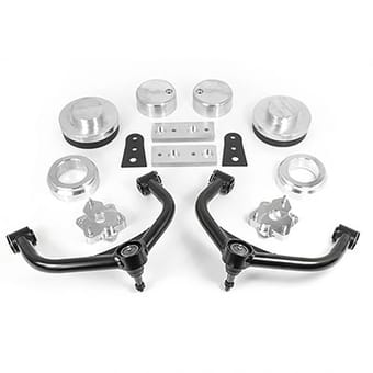 readylift 4" front 2" rear sst lift kit w/ tubular upper control arms 2009-2018 dodge ram 1500 4wd 69-1040 - image