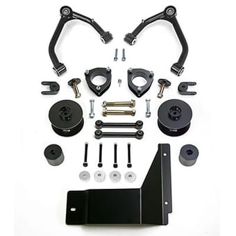 readylift 4'' front 3'' rear sst lift kit 2007-2014 chevrolet/gmc tahoe/suburban/yukon xl 4wd (factory steel knuckle suspension) 69-3495 - image