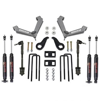 readylift 3.5'' front 2'' rear sst lift kit w/ sst3000 shocks 2011-2019 chevrolet/gmc 2500hd 69-3514 - image