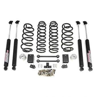 readylift 2.5" coil spring lift kit w/ teraflex 9550 shocks 2018-2021 jeep jl wrangler 69-6828 - image