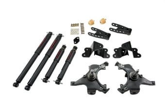belltech lowering kit with nd2 shocks 1988-1991 c1500 silverado / sierra (std cab / short bed) 695nd - image