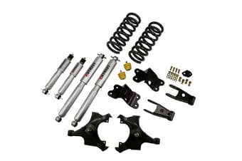 belltech lowering kit with sp shocks 88-91 c1500 silverado / sierra 696sp - image