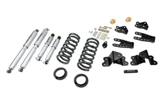 belltech lowering kit with sp shocks 90-94 chevrolet silverado/sierra c1500 (454 ss only) & 88-98 chevrolet silverado/sierra c2500 (all ext 8 lug) 698sp - image