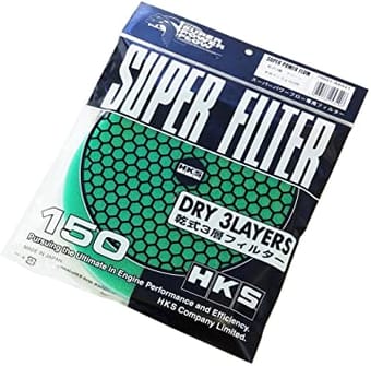hks 3 layer dry 150mm green replacement filter element 70001-ak021 - image