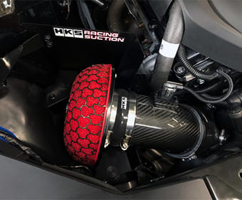 hks 2020 toyota supra gr dry carbon air intake box 70026-at003 - image