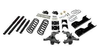 belltech lowering kit with nd2 shocks 90-94 chevrolet silverado/sierra c1500 (454 ss only) & 88-98 chevrolet silverado/sierra c2500 (all ext 8 lug) 701nd - image