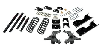 belltech lowering kit with nd2 shocks 90-94 chevrolet silverado/sierra c1500 (454 ss only) & 88-98 chevrolet silverado/sierra c2500 (all ext 8 lug) 702nd - image