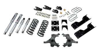 belltech lowering kit with sp shocks 90-94 chevrolet silverado/sierra c1500 (454 ss only) & 88-98 chevrolet silverado/sierra c2500 (all ext 8 lug) 702sp - image