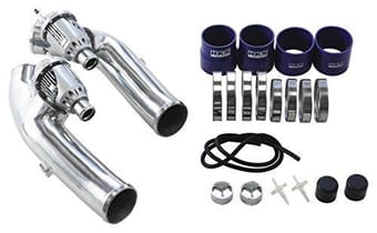 hks 09-10 nissan gt-r r35 ssqv4 bov kit includes 2 ssqv & polished aluminum pipes 71008-an027 - image