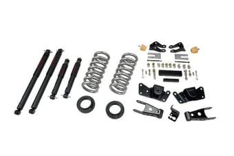 belltech lowering kit with nd2 shocks 97-00 c2500 / c3500 2wd (crew cab) & 97-00 c3500 2wd single wheel 8-lug & 97-00 c3500 crew cab. and dually (8' bed) 715nd - image