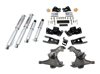 belltech lowering kit with sp shocks 97-00 c2500 / c3500 2wd (crew cab) & 97-00 c3500 2wd single wheel 8-lug & 97-00 c3500 crew cab. and dually (8' bed) 716sp - image