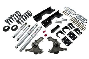 belltech lowering kit with sp shocks 97-00 c2500 ext. & crew cabs & 97-00 c3500 (all cabs) & dually 717sp - image