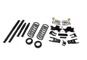 belltech lowering kit with nd2 shocks 97-00 c2500 ext/crew cab & 97-00 c3500 std/ext cab & dually 718nd - image