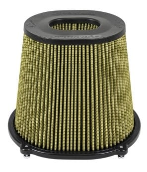 afe quantum pro-guard 7 air filter inverted top - 5in flange x 8in height - oiled pg7 72-91132 - image