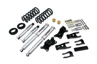 belltech lowering kit with sp shocks 90-96 c2500 ext cab single rear wheel 8-lug only & 92-96 c3500 crew cab 720sp - image