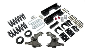 belltech lowering kit w/o shocks 1988 c3500 crew cab dually 727 - image