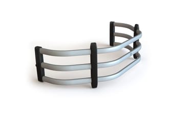 amp research 1996-2004 chevy s-10 standard bed bedxtender - silver 74801-00a - image