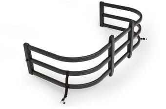 amp research 2019-2022 ford ranger standard bed bedxtender hd sport - black 74832-01a - image