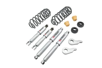 belltech lowering kit with sp shocks 00-06 tahoe / yukon / suburban / yukon xl / avalanche incl. z71 (2wd/4wd) 760sp - image
