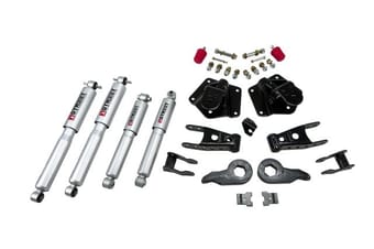 belltech lowering kit with sp shocks 95-99 gm tahoe, yukon, escalade & denali - 4wd / 4 door 764sp - image